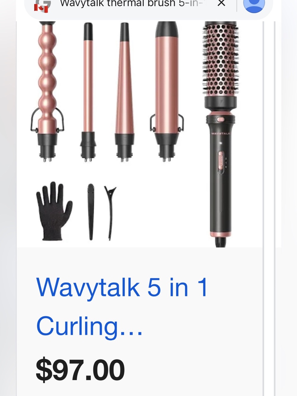 Wavytalk 5 in 1 hair attachments, for every style hair. Brand new in box,